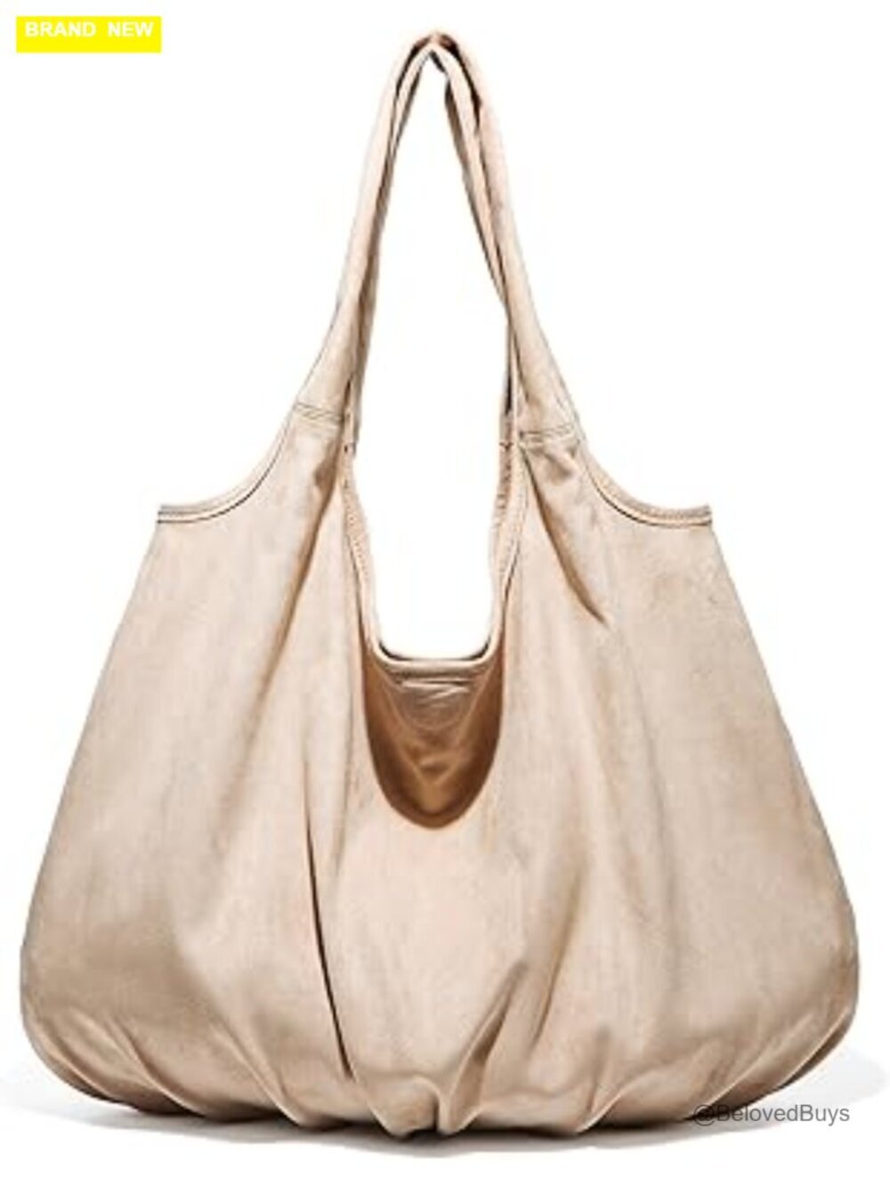 Slouchy Faux Suede Hobo Bag Large Shoulder Tote Purse Satchel Travel Work